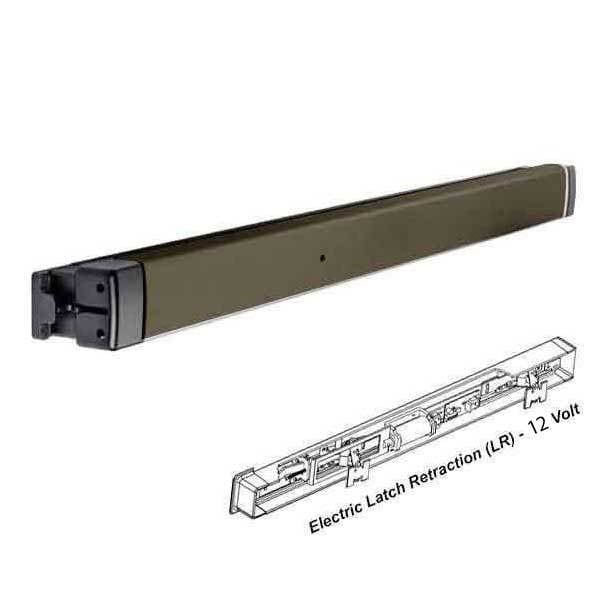 ADAMSRITE: ADAMS RITE 8802EL-36-12 ELECTRIC LATCH RETRACTION RIM EXIT DEVICE 12VDC
